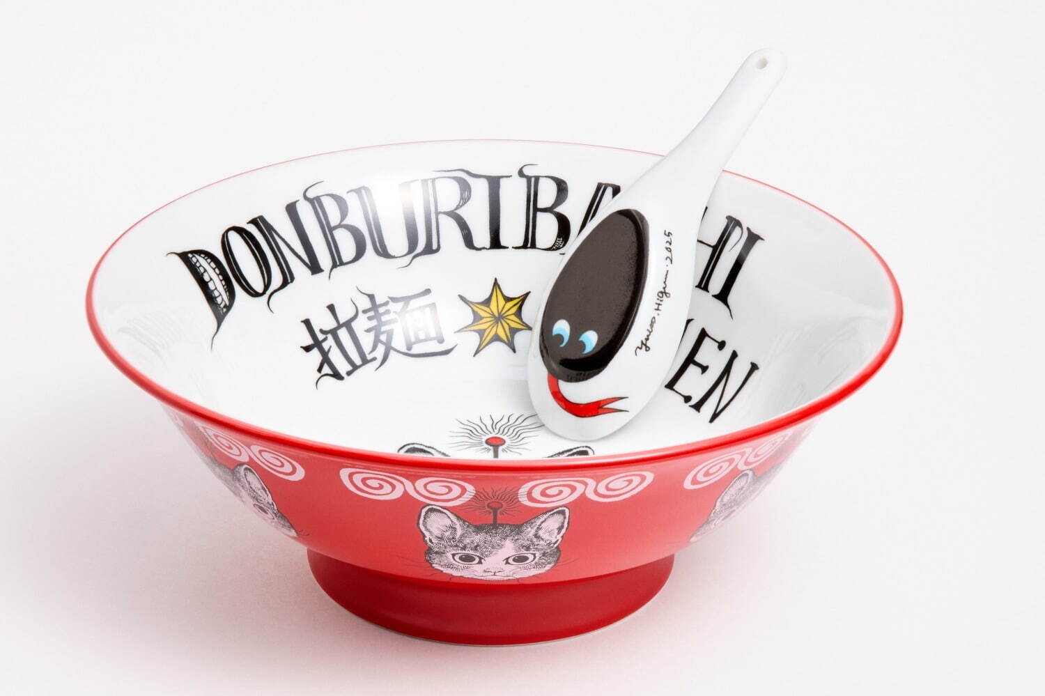 美濃焼“どんぶり”の企画展「ラーメンどんぶり展」ヒグチユウコや横尾