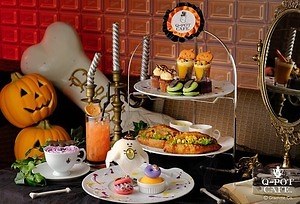 Q-pot CAFE.24年ハロウィン、アフタヌーンティー＆「オバケちゃん