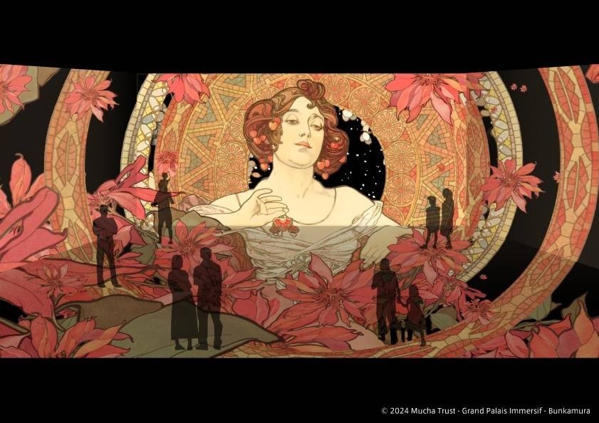 ミュシャ“没入型”展覧会が渋谷で、アール・ヌーヴォーの女性像や傑作