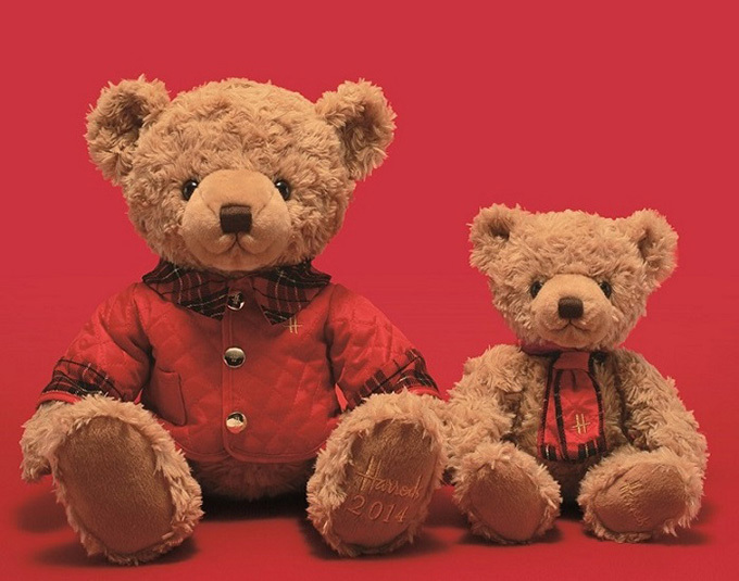▽※後左1114 Harrods Year's Bear 7体まとめ テディベア ▽※後左1114