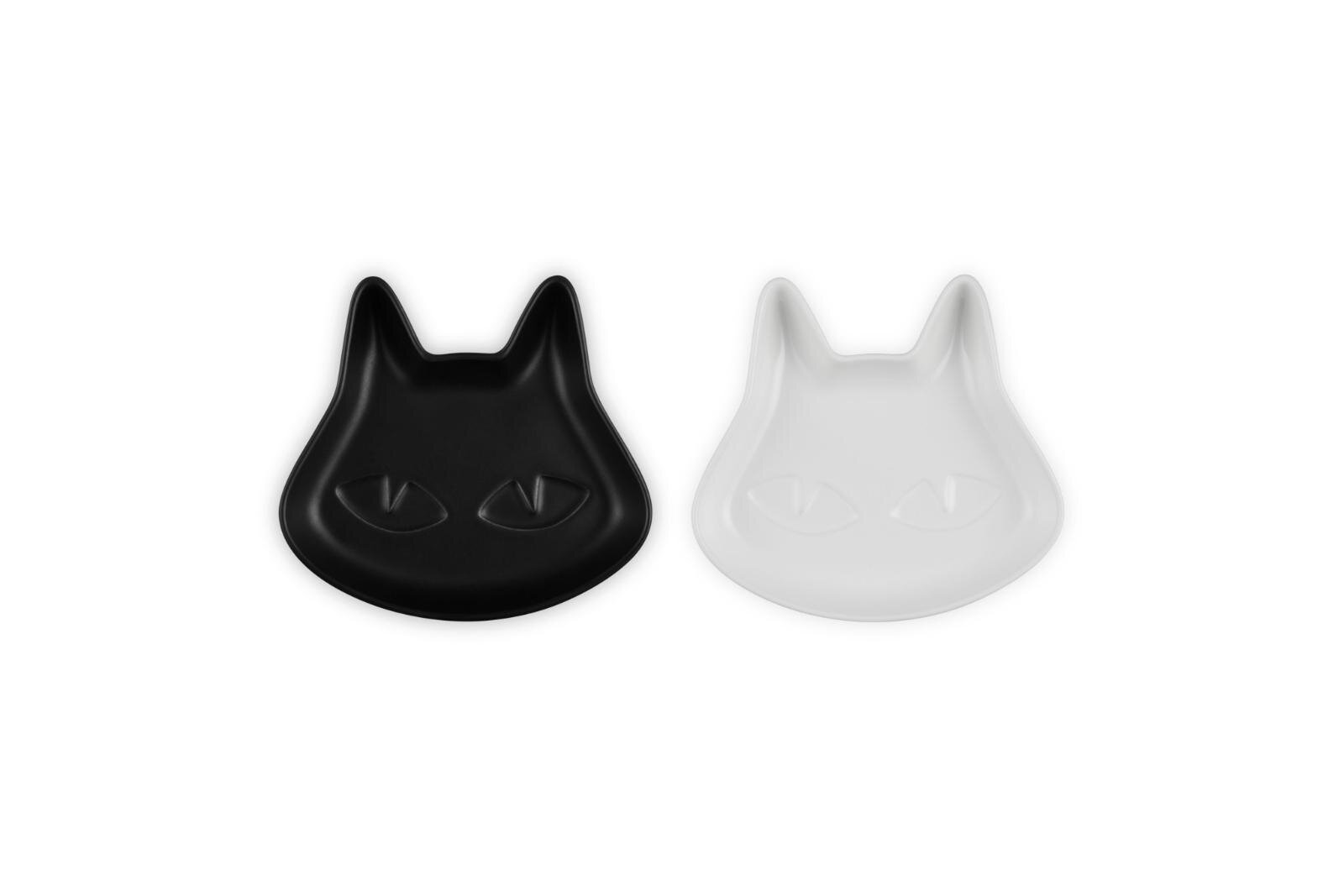 ル・クルーゼの25年ハロウィン食器、”かぼちゃ”そっくり鍋＆ネコ型