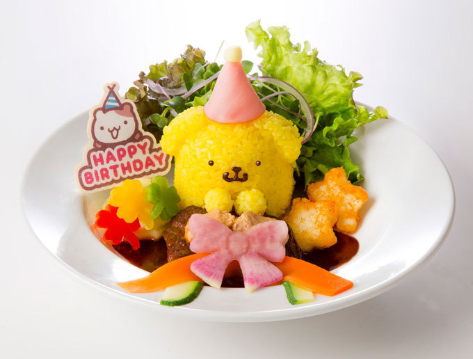 ポムポムプリン カフェ」4店にてポムポムプリンの誕生日を祝う限定