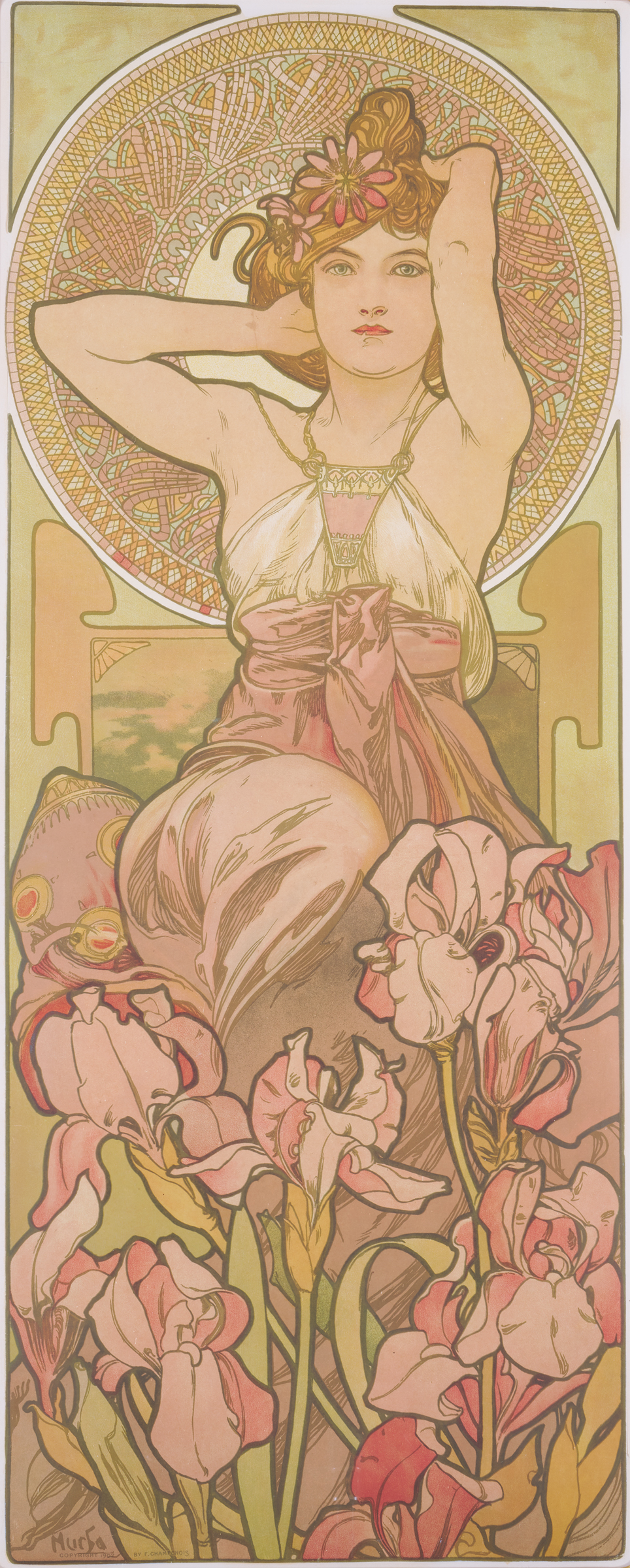 アルフォンス・ミュシャ ふたつの世界」展が開催、版画と油彩画の双方