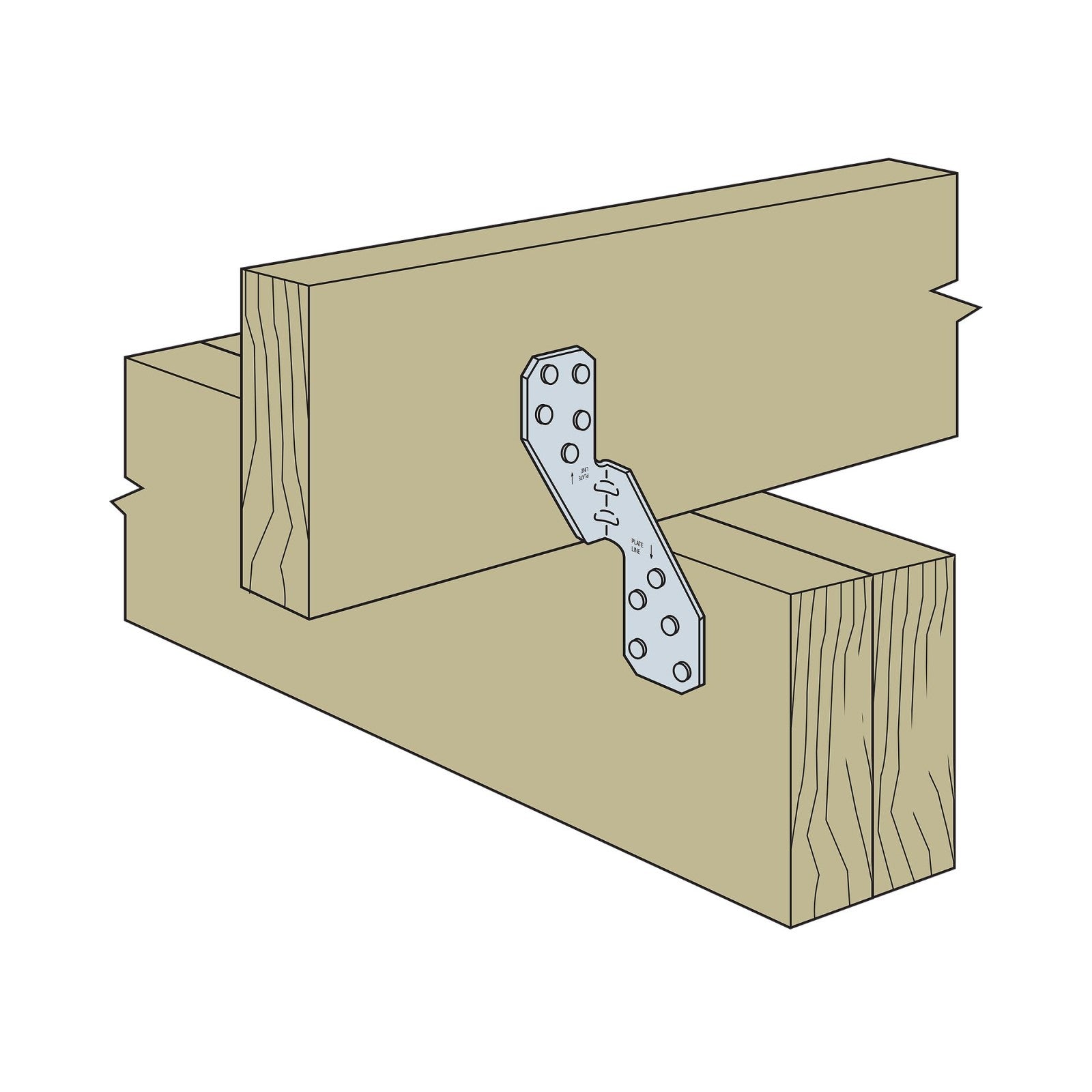Simpson H2.5AZ Hurricane Tie - Zmax Finish – Fasteners Plus