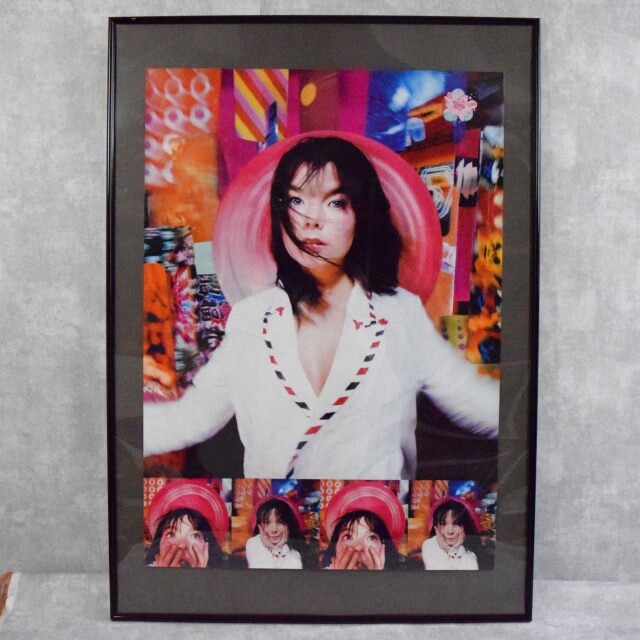 90s ビョーク ヴィンテージポスター フレーム込み 90s ビョーク