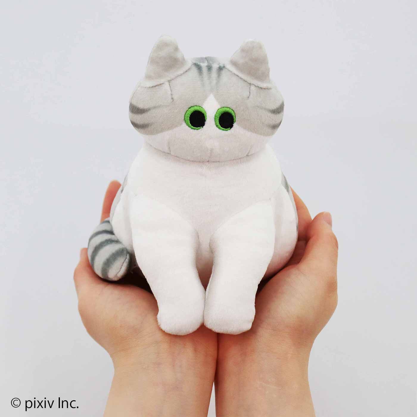 ニャーと！展×猫部 nanana もっちりサバ白ぬいぐるみ｜猫部