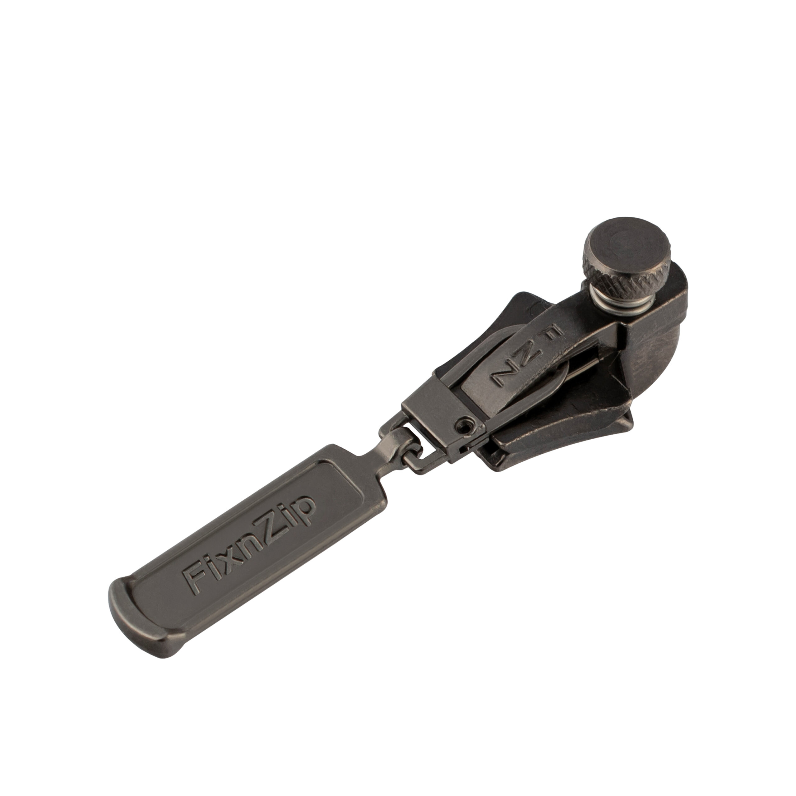 Large Black Nickel Zipper Slider - FixnZip