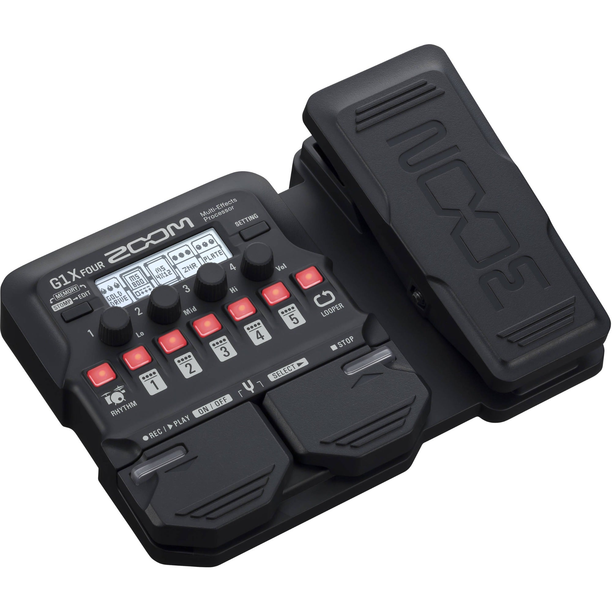 Zoom G1X Four Multi-Effects Processor w/ Expression Pedal ZG1XFOUR
