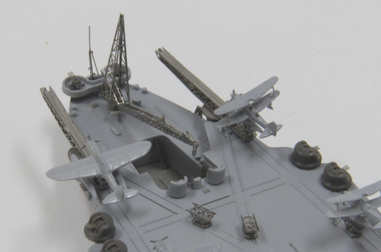 1/700 戦艦大和用ディテールアップパーツ使用例