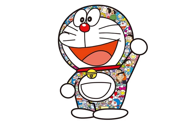 ドラえもん、さあ！行くぞ！』村上隆／Takashi Murakami | 絵画