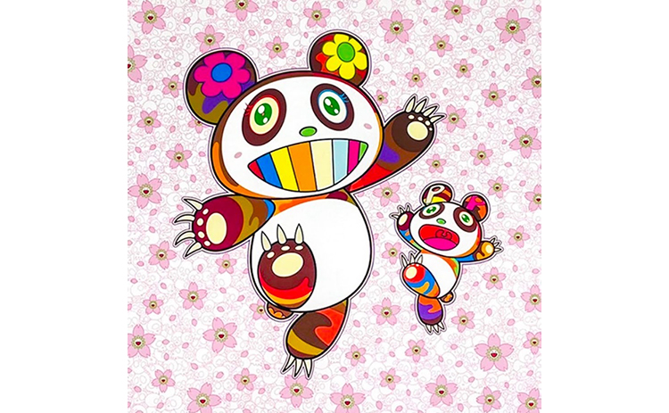 マルチカラースーパーフラットフラワーズ』村上隆 | 絵画・アート販売