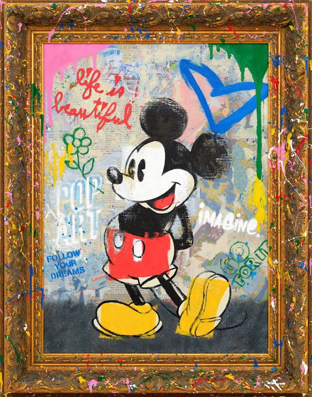 Forever Mickey』ミスター・ブレインウォッシュ／Mr.Brainwash | 絵画