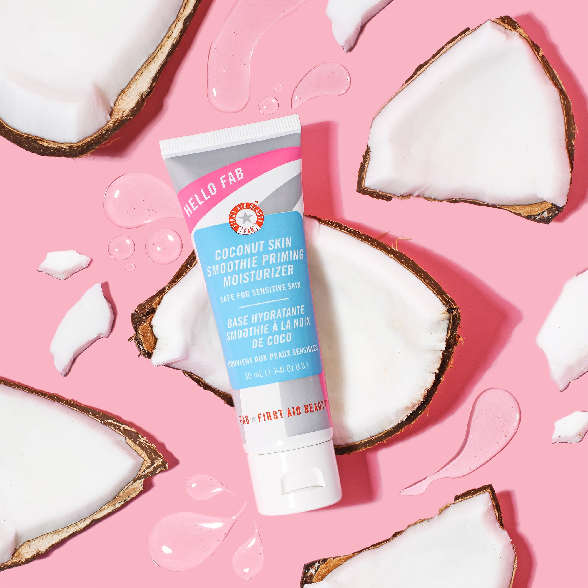 Hello FAB Coconut Skin Smoothie Priming Moisturizer – First Aid Beauty