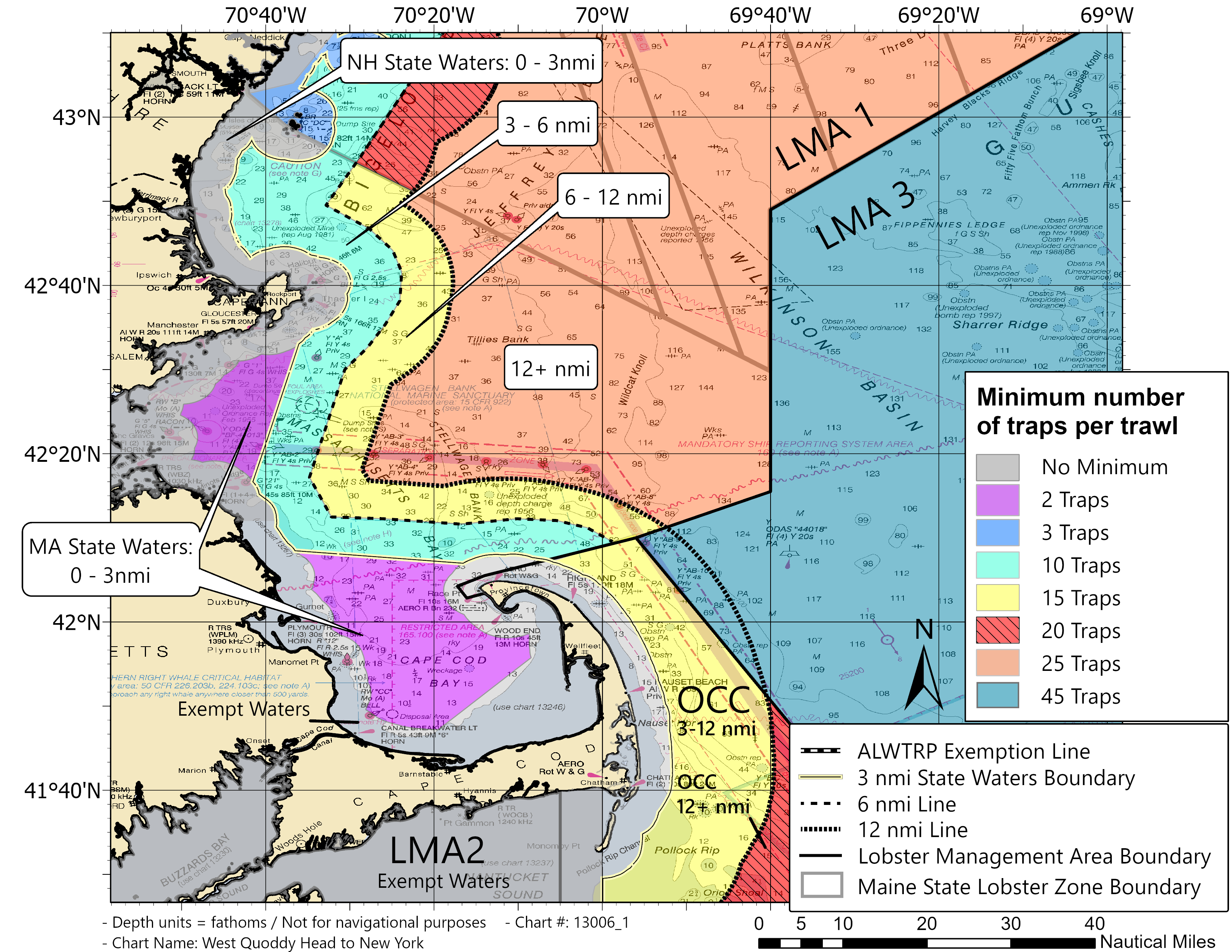 Lobster/Jonah Crab Minimum Traps Per Trawl: New Hampshire | NOAA