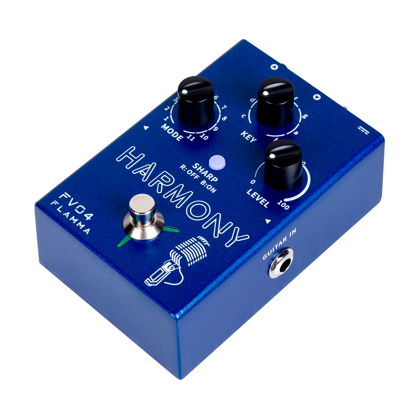 FLAMMA FV04 Harmony Vocal Pedal with Reverb Effects for