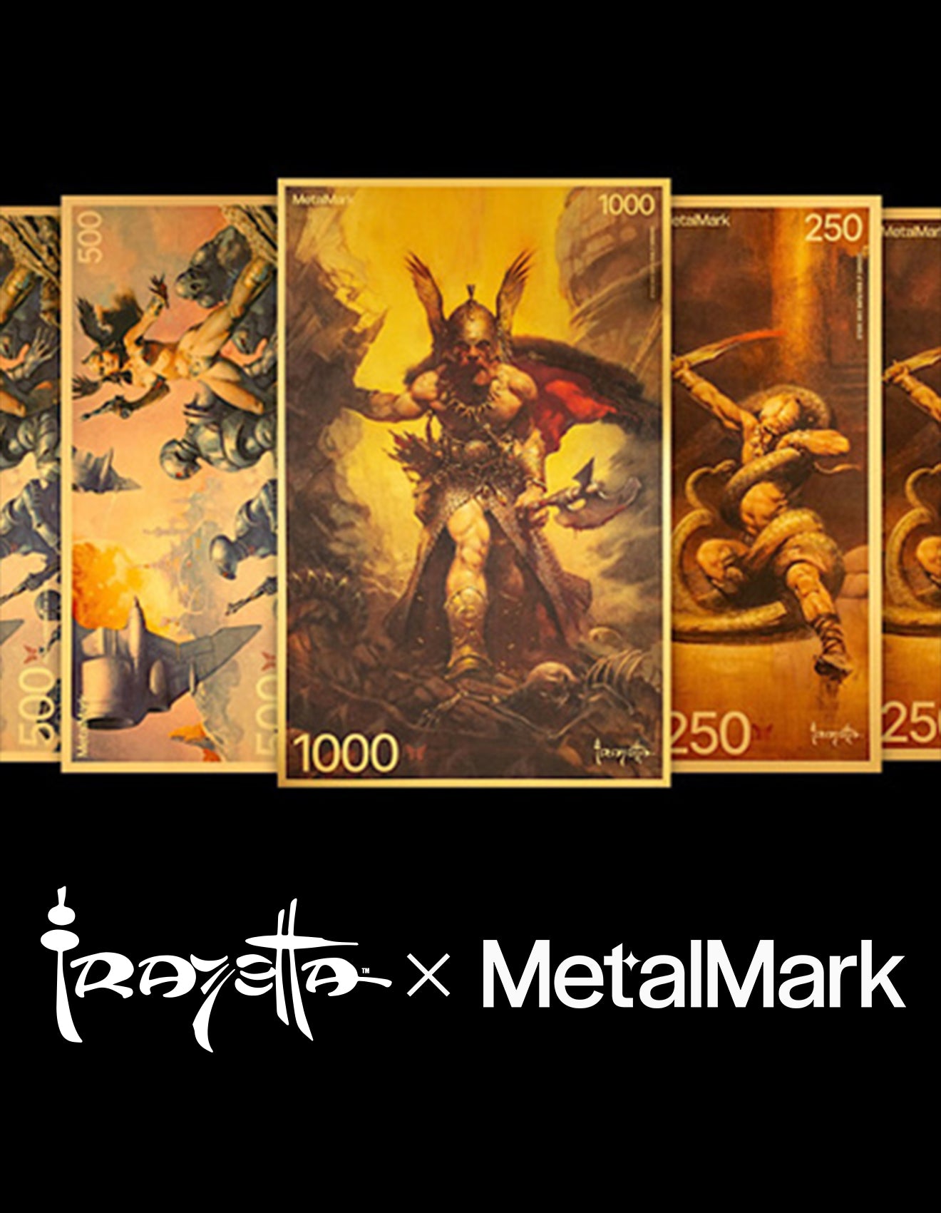 MTG: Frank Frazetta Secret Lair Foil Set (Signed AP Edition