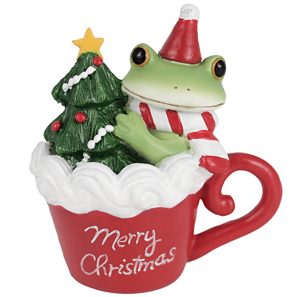 Copeau クリスマスカップケーキとカエル - FROGS カエルグッズ専門店