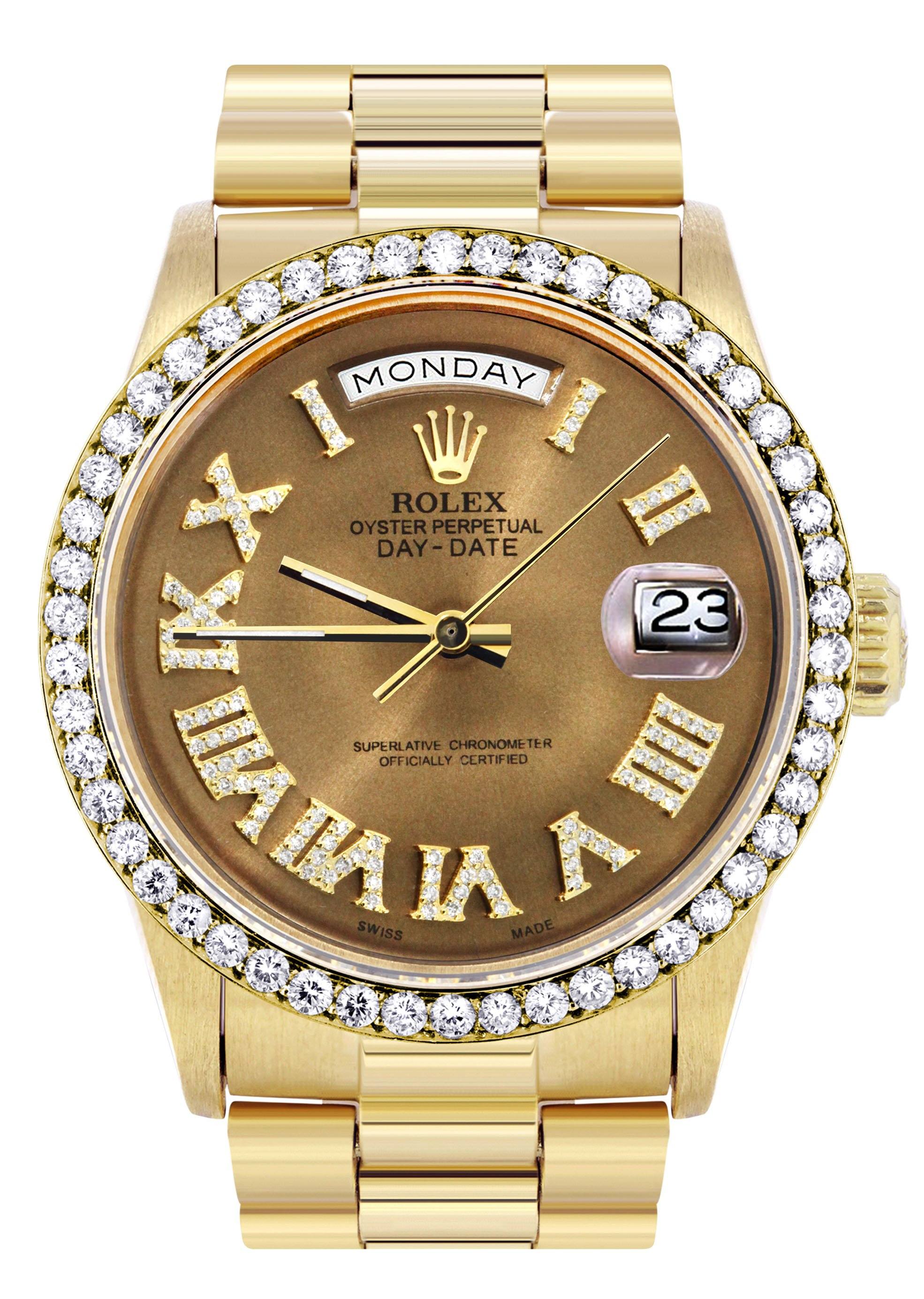 Rolex Day-Date | Presidential | Model 18238 | 18K Yellow Gold | Diamon