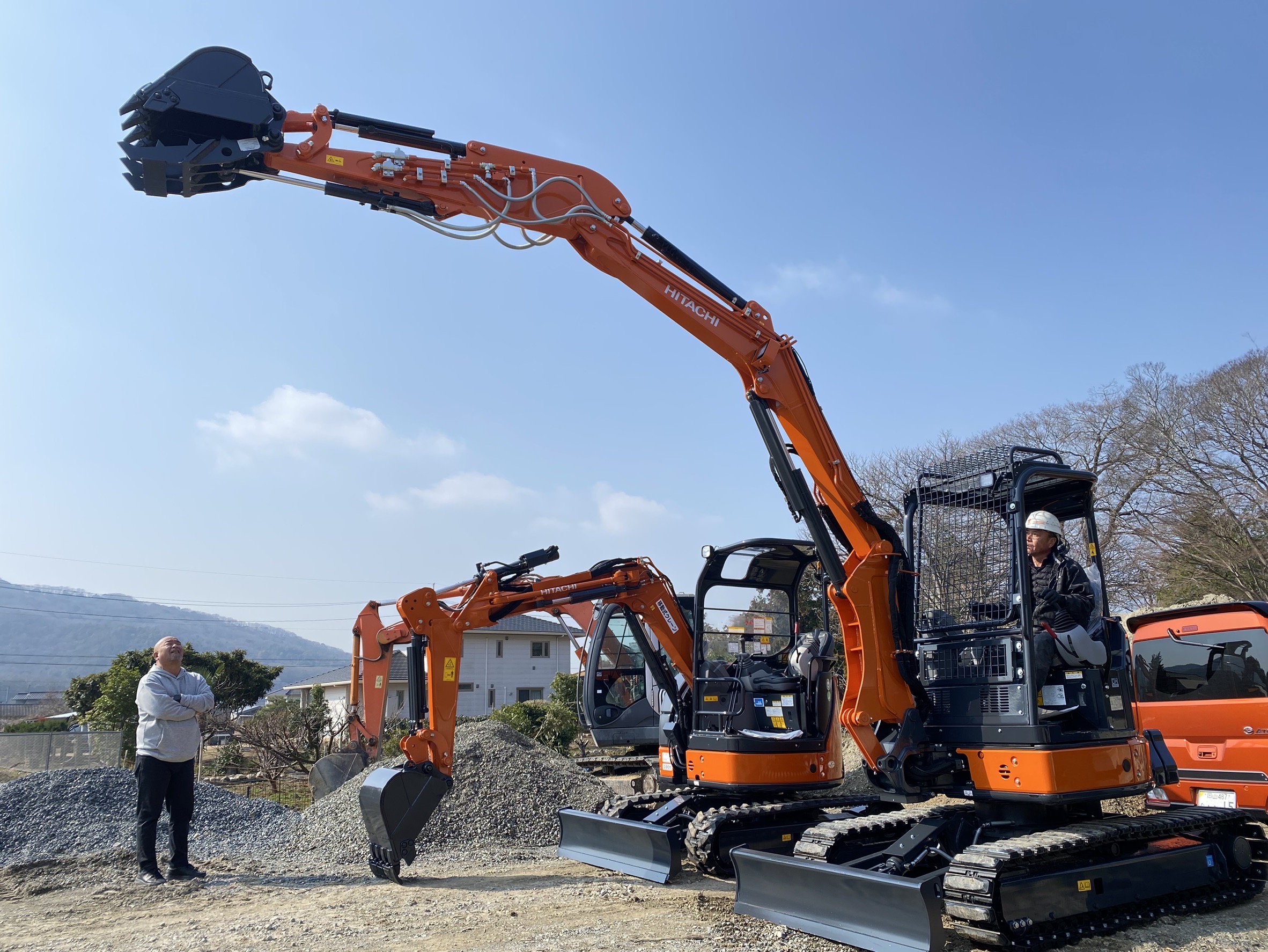 新車納入実績】ZX35U-5B（木造家屋解体機）/ ZX30UR-5B◇富士岡山運搬