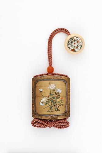 菊秋草花瓶蒔絵芝山象嵌印籠 | | 収蔵品詳細 | 作品を知る | 東京富士