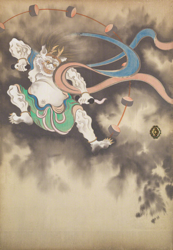 風神雷神図襖 | 鈴木其一 | 収蔵品詳細 | 作品を知る | 東京富士美術館