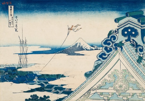 冨嶽三十六景 東都浅草本願寺 | 葛飾北斎 | 収蔵品詳細 | 作品を知る