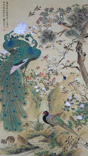 四季花鳥図 | 山本梅逸 | 収蔵品詳細 | 作品を知る | 東京富士美術館