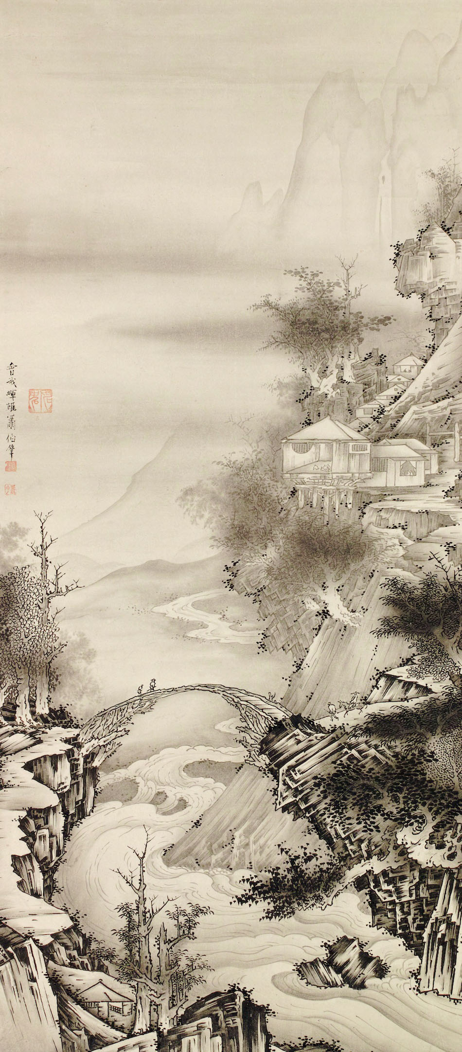山水図 | 曾我蕭白 | 収蔵品詳細 | 作品を知る | 東京富士美術館