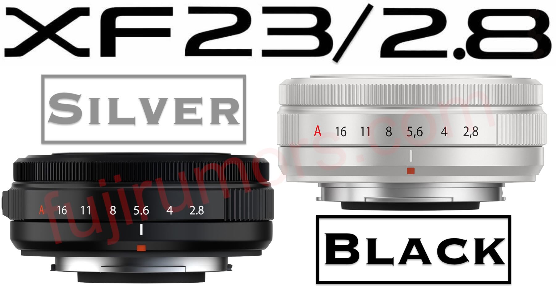 Fujinon XF23mm f/2.8 Lens Coming in Black and Silver - Fuji Rumors