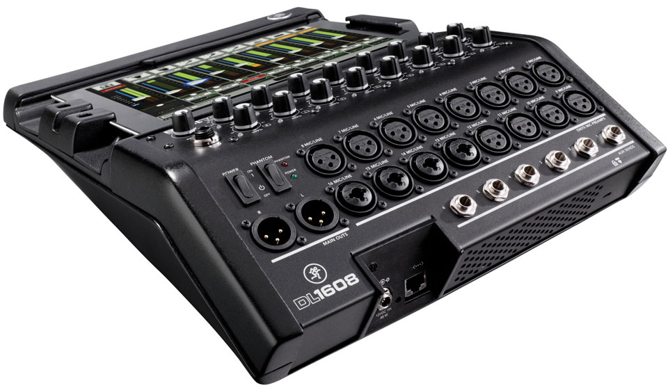 Mackie DL1608 16 Channel Digital Live Sound Mixer with 30-Pin iPad