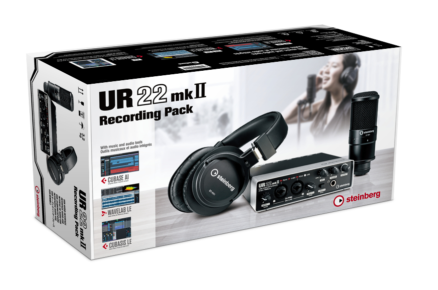 Steinberg UR22MKII-REC-PACK UR22mkII Recording Pack 2 x 2 USB 2.0