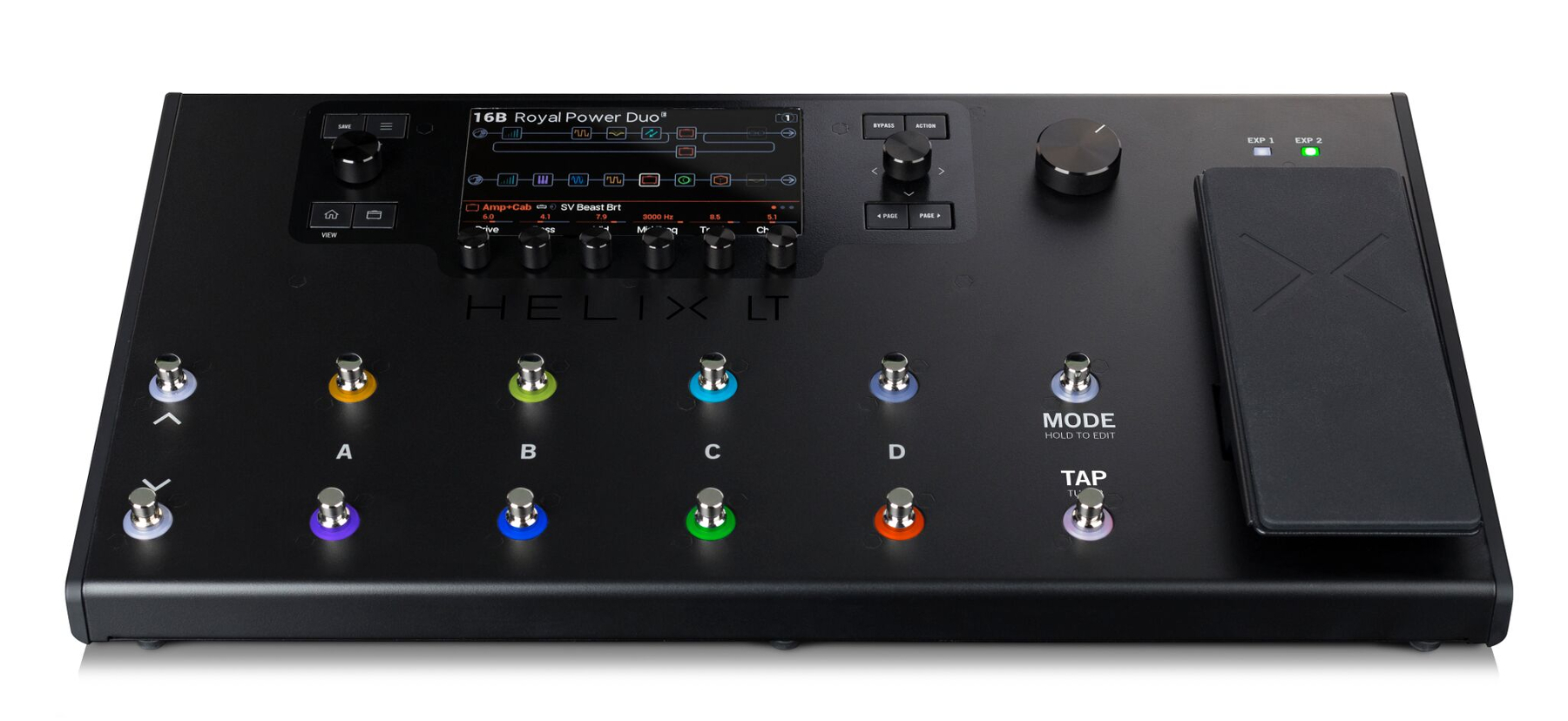 Line 6 Helix LT Footswitch and Backpack Guitar Multi-FX Floor