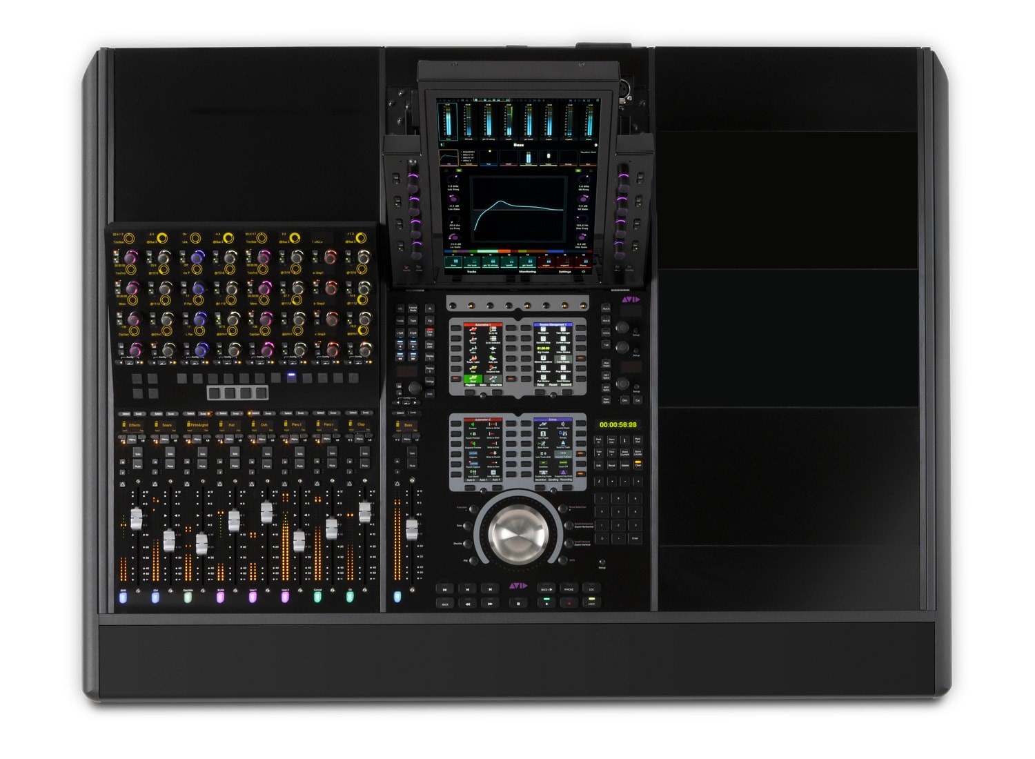 Avid S4-8-3 8 Touch Fader Semi-Modular EUCON Control Surface with
