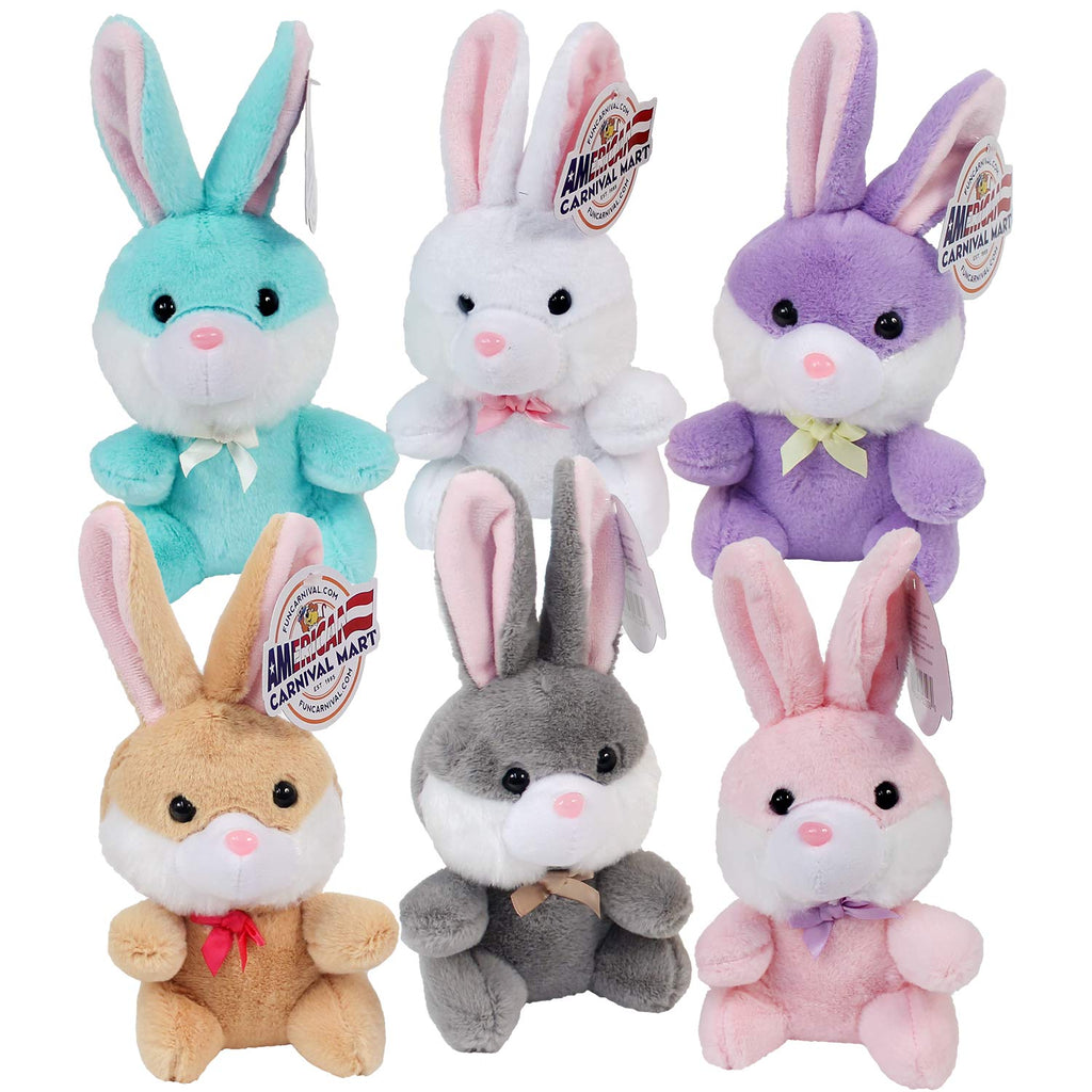 Plush Sitting Bunny Assortment 6