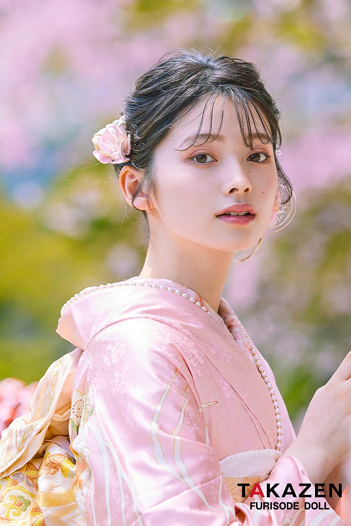 プレミアム古典 ピンク/淡い色 吉澤織物/最高級手描友禅 吉祥文様/流水