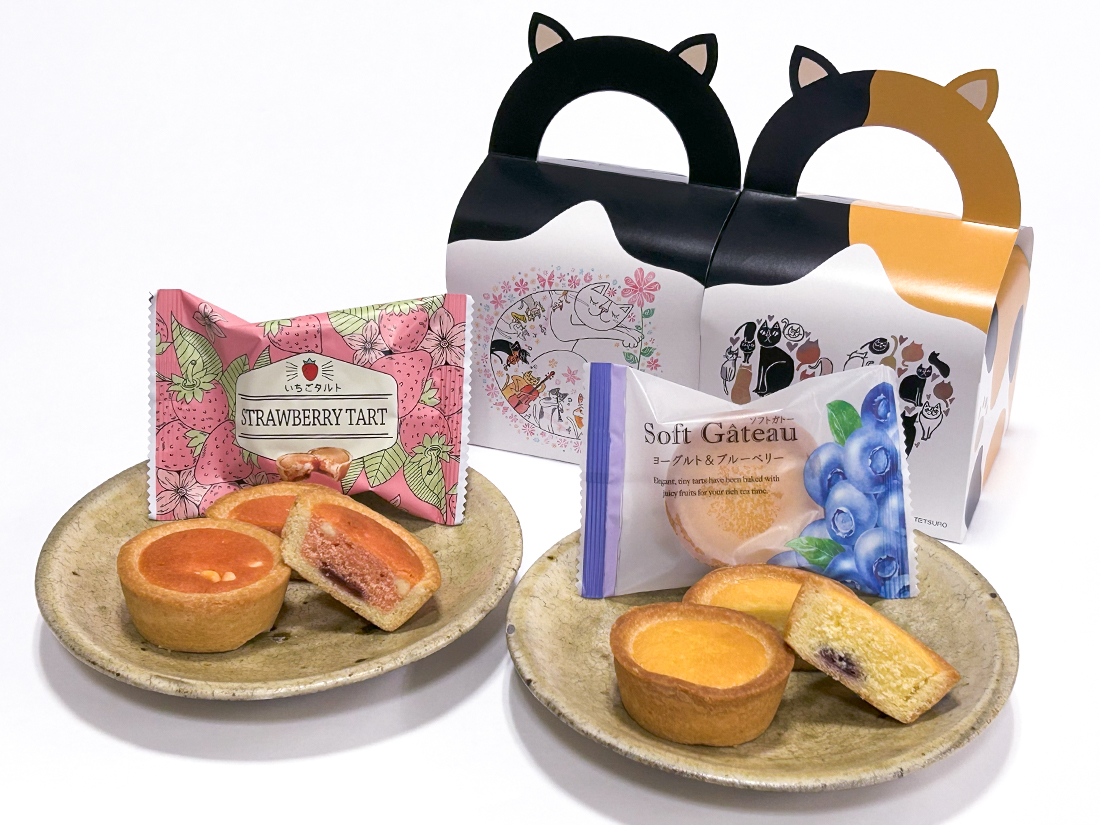 中山製菓 猫いちごタルト＆猫ソフトガトー 洋菓子 | G-Callショッピング