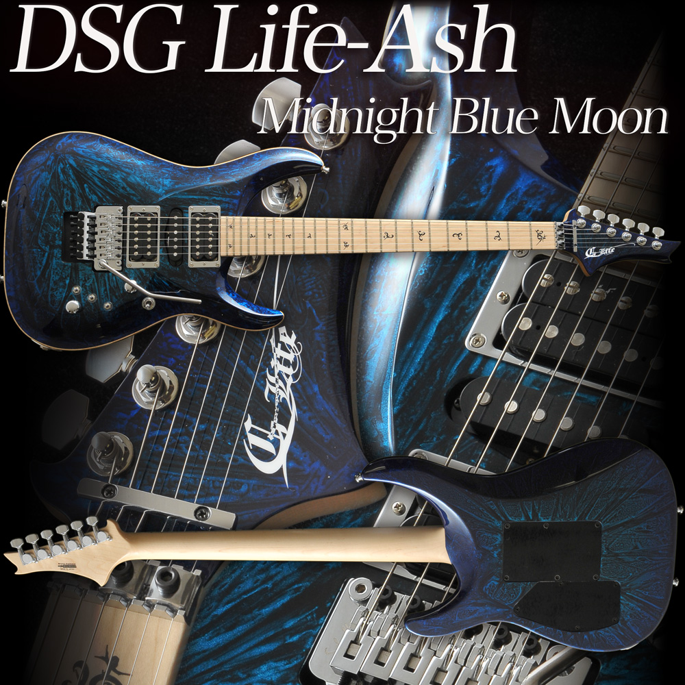G-Life Guitars / DSG Life-Ash / Midnight Blue Moon