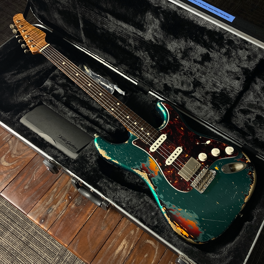 在庫情報/Xotic XSC-2 w/Master Grade Neck SW Green Over 3CS H Aged