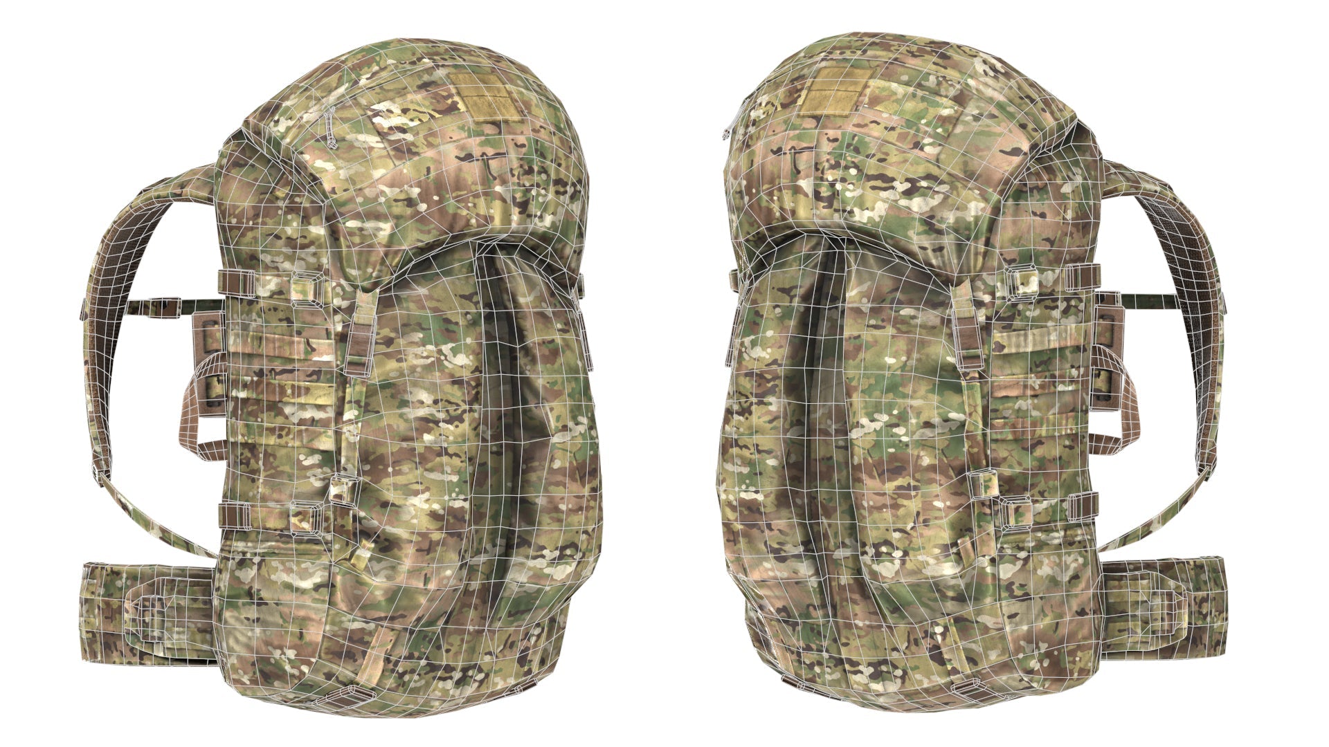 MYSTERY RANCH SATL ASSAULT RUCK - Low Poly 3D Model Game-Ready
