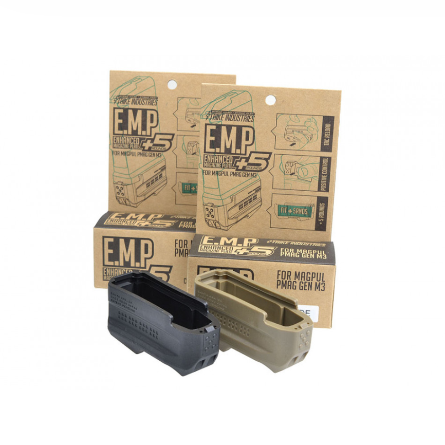 ストライクインダストリーズ製実物マガジンプレートPMAG用EMP+5 4個