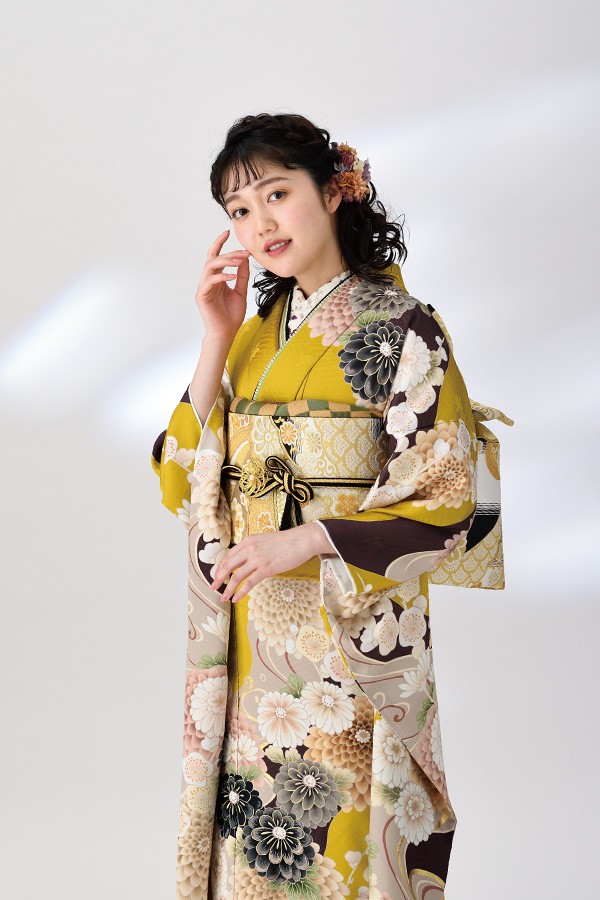 七五三七歳‼正絹豪華辻ヶ花風絢爛❤️手毬扇金彩金箔絞り煌びやか