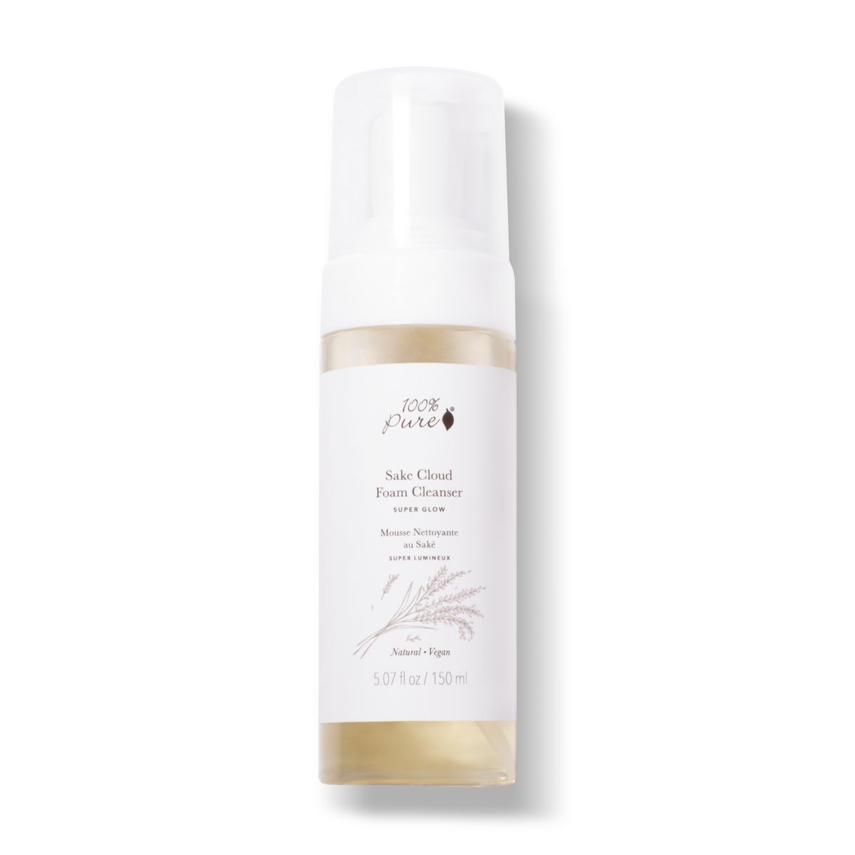 Sake Cloud Foam Cleanser – 100% PURE