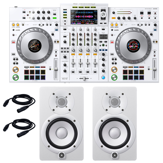 Pioneer XDJ-XZ-W and Yamaha HS5 White Package, 123DJ