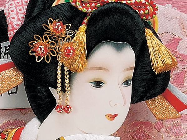 桃香15号振袖羽子板ケース飾り ～広島市の人形問屋十二段屋