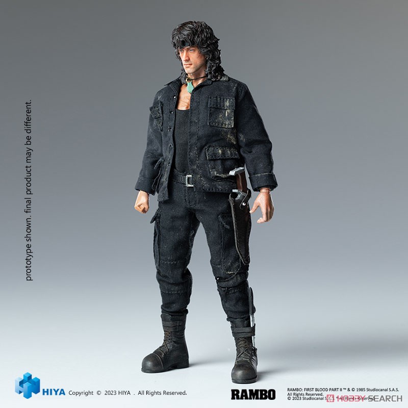 ランボー3/怒りのアフガン 1/12 アクションフィギュア ランボー (完成