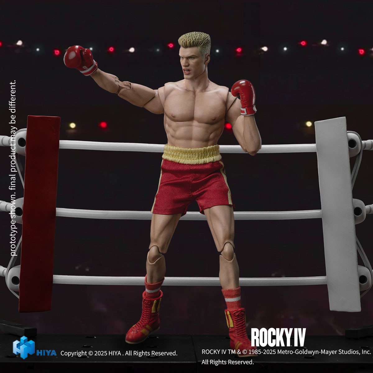 ロッキー4/炎の友情 1/12 アクションフィギュア イワン・ドラゴ (完成