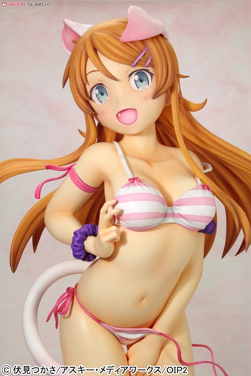 高坂桐乃～ネコミミ水着ver.～やわらかバスト版 (フィギュア) - ホビー
