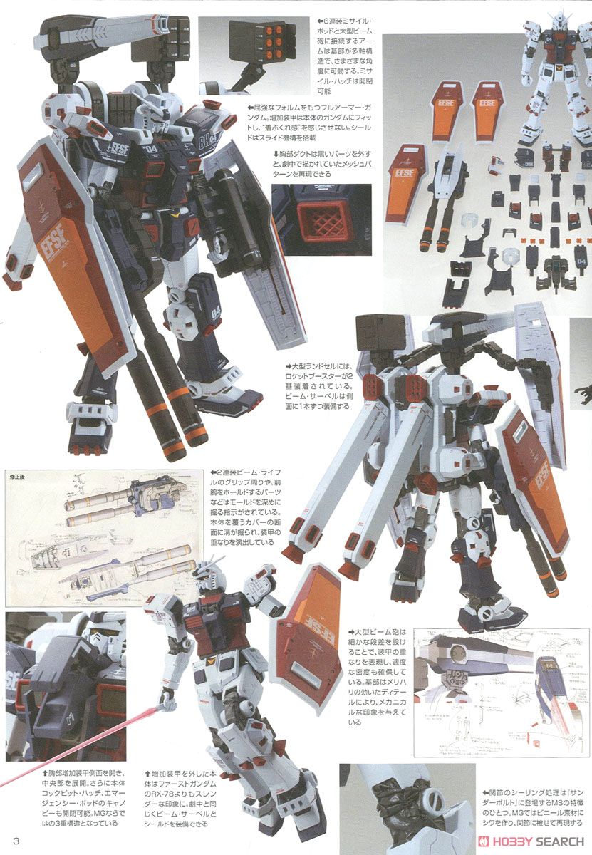フルアーマー・ガンダム Ver.Ka (GUNDAM THUNDERBOLT 版) (MG