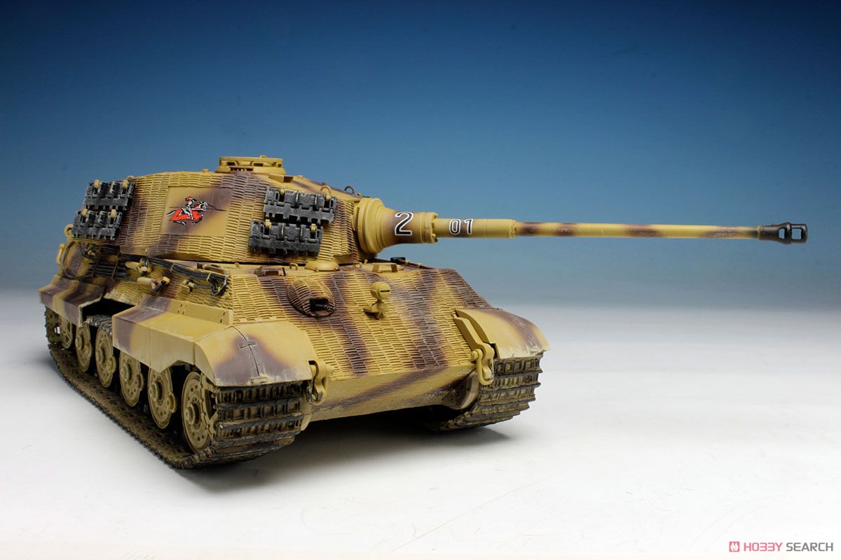 WW.II ドイツ軍 Sd.Kfz.182 キングタイガー ヘンシェル砲塔 w/ツィ