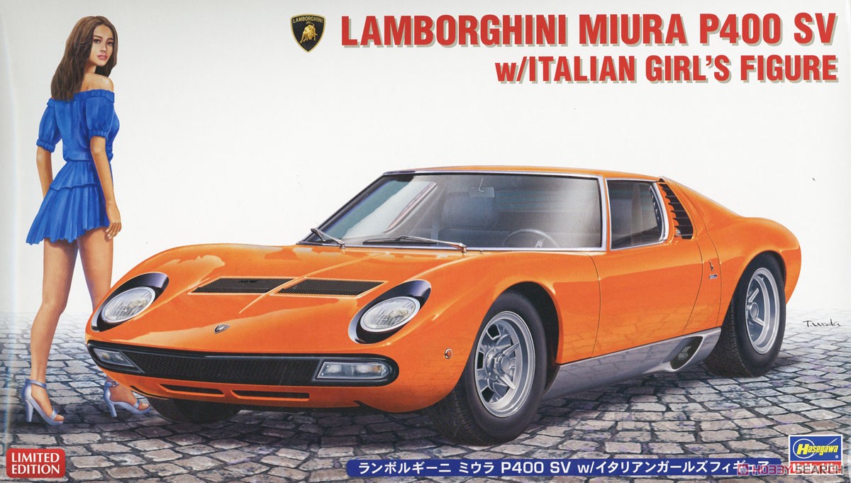 ランボルギーニ ミウラ P400 SV w/イタリアンガールズフィギュア